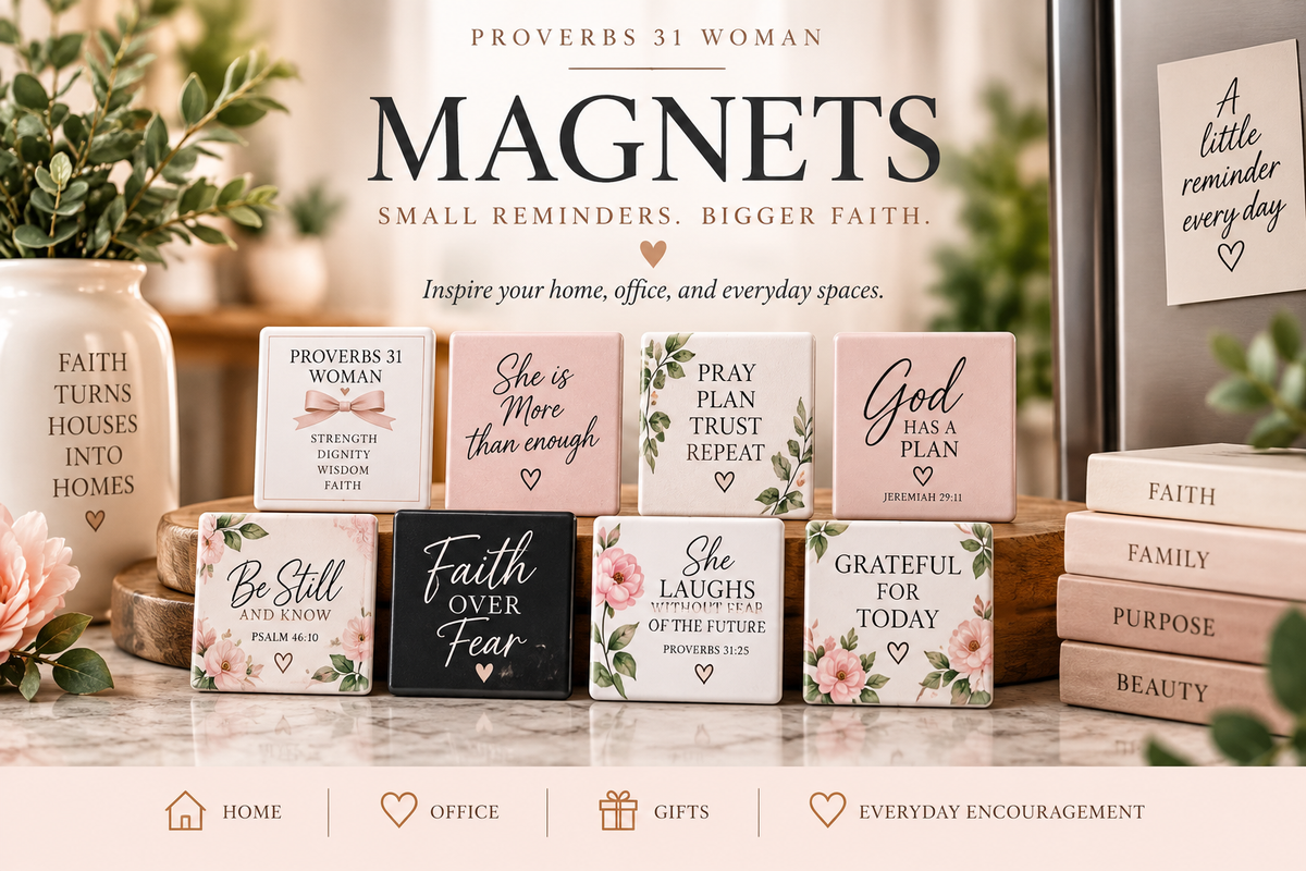 Inspirational & Custom Photo Magnets