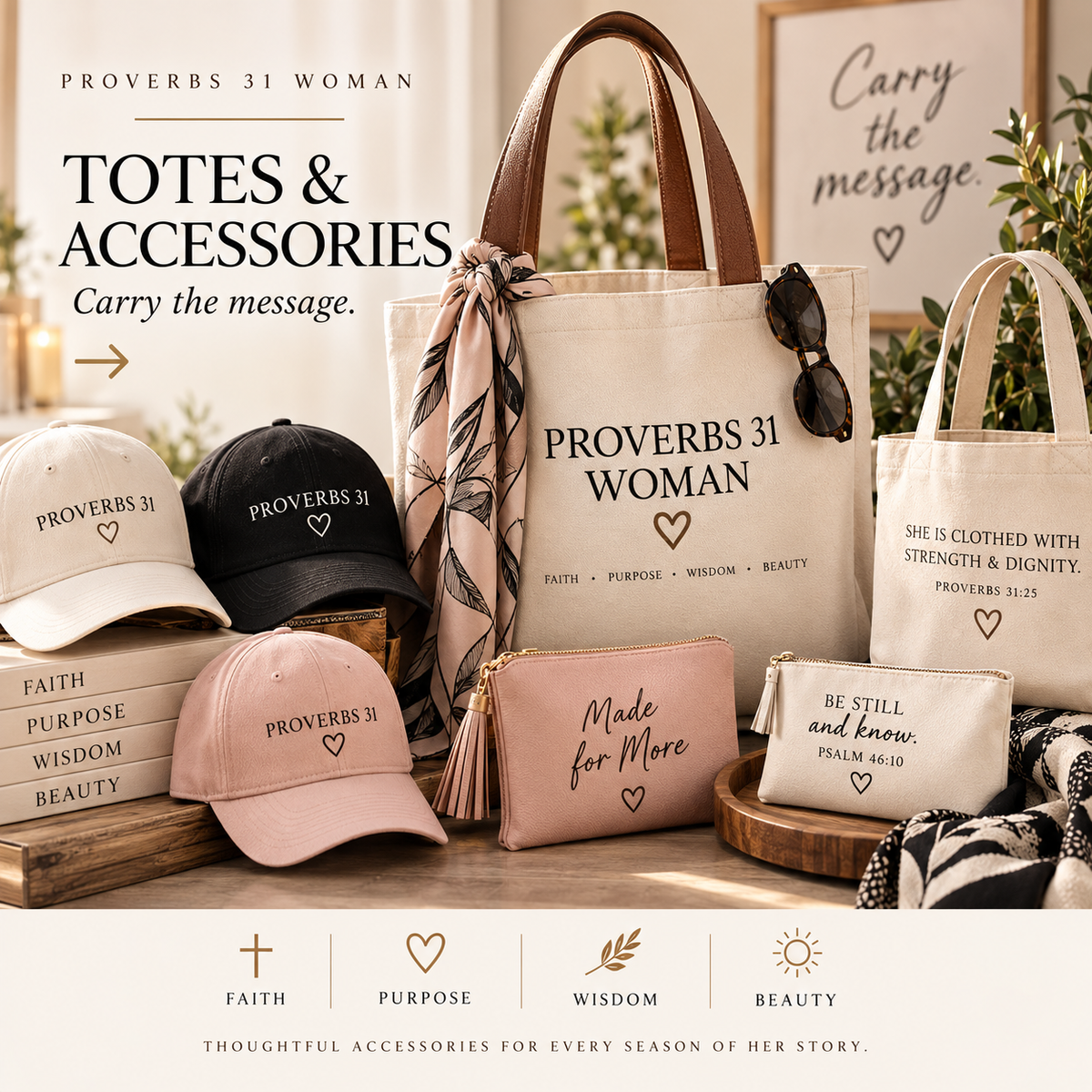 Christian Totes, Bags & Accessories