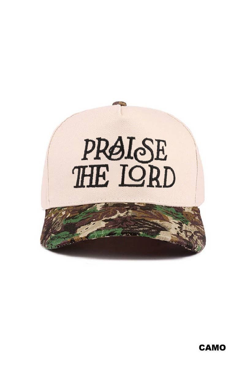 Praise The Lord Christian Hat for Women – Floral Pink