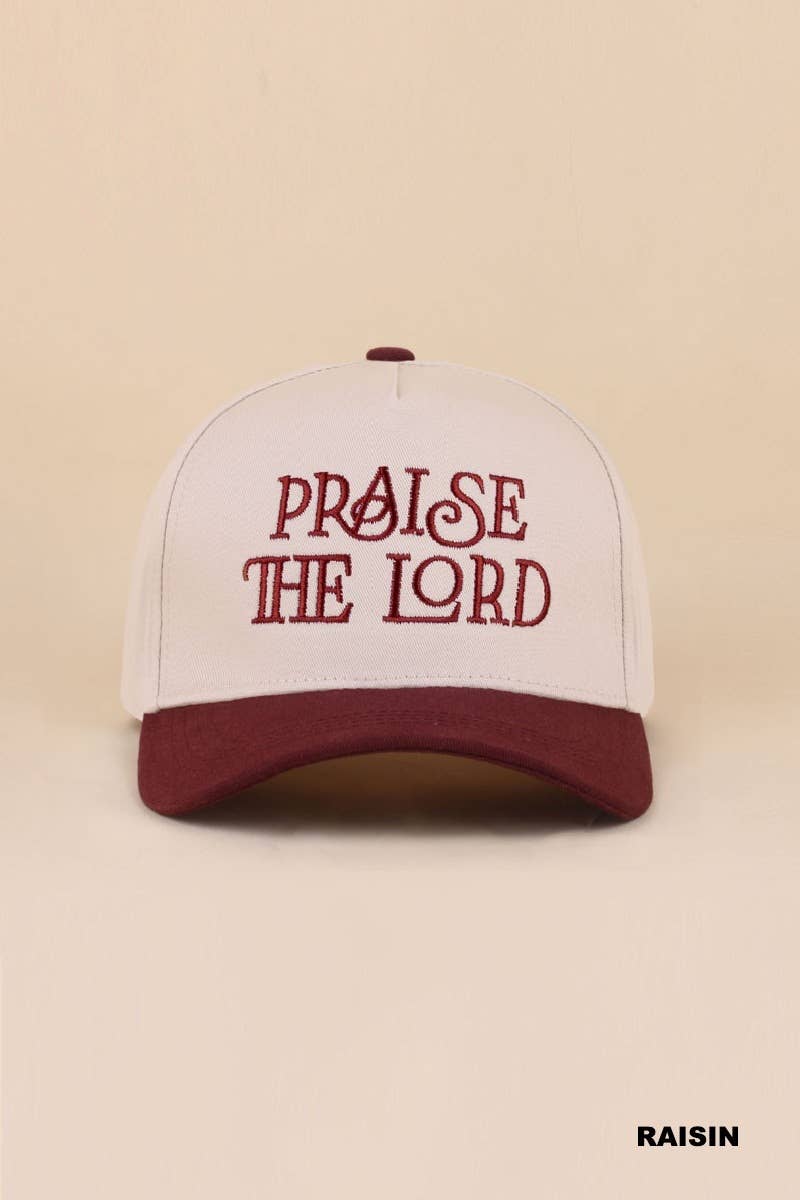 Praise The Lord Christian Hat for Women – Floral Pink