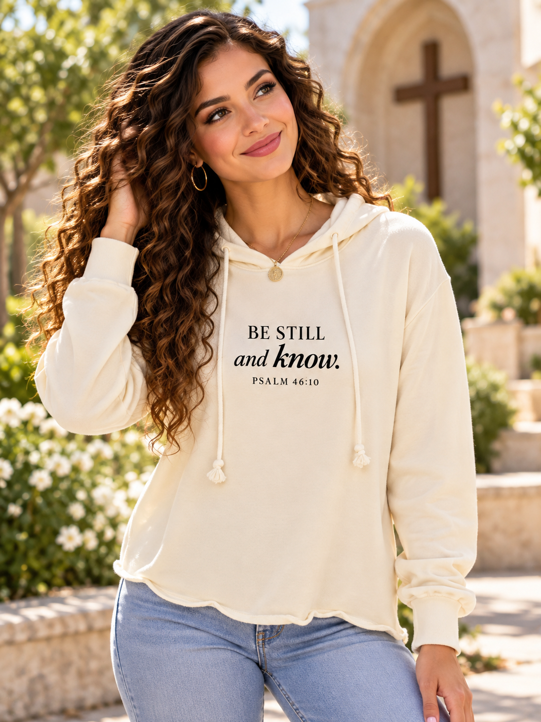 Be Still & Know Christian Hoodie for Women – Psalm 46:10