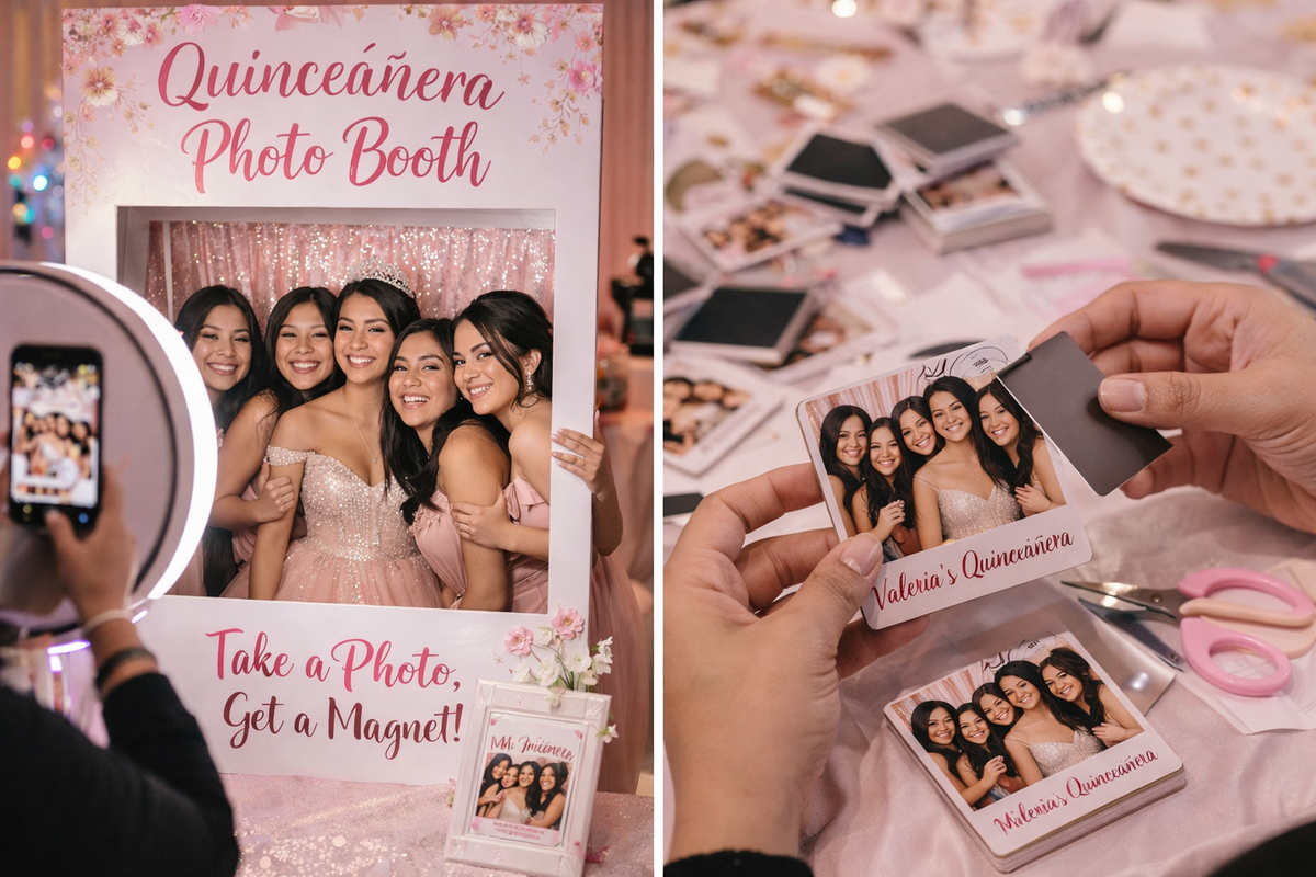 Photo Magnet Booth for Events – Instant Custom Photo Magnets [Call for Pricing]