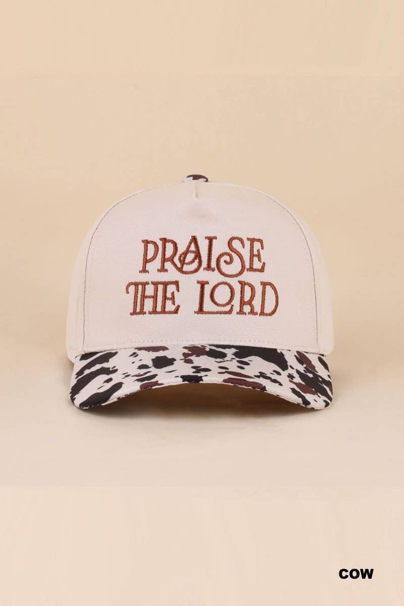 Praise The Lord Christian Hat for Women – Floral Pink
