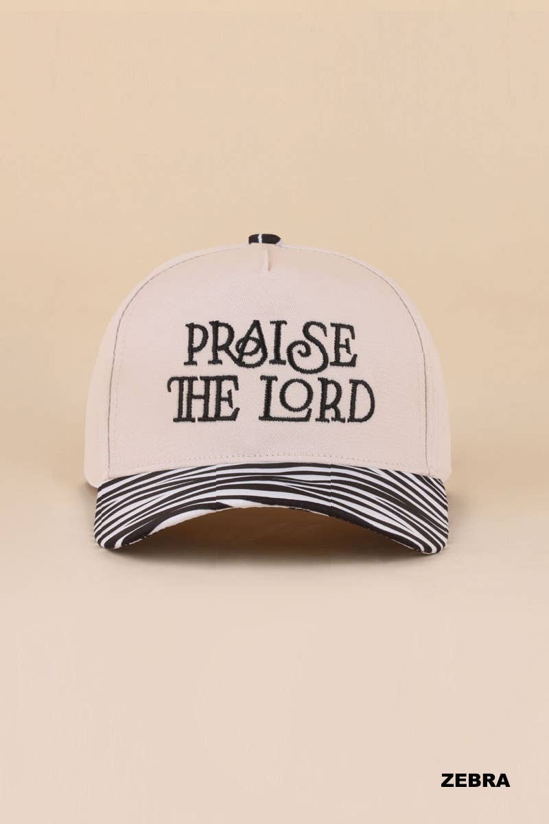 Praise The Lord Christian Hat for Women – Floral Pink