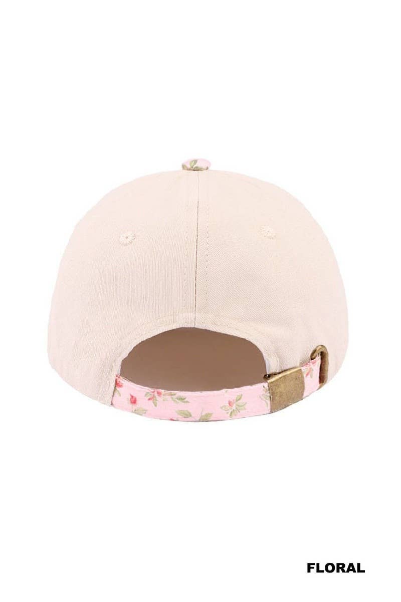 Praise The Lord Two Tone Cotton Hat Dark Forest/Pink