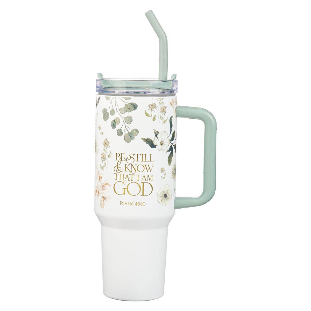 Be Still & Know Christian Tumbler – Psalm 46:10, 40 oz
