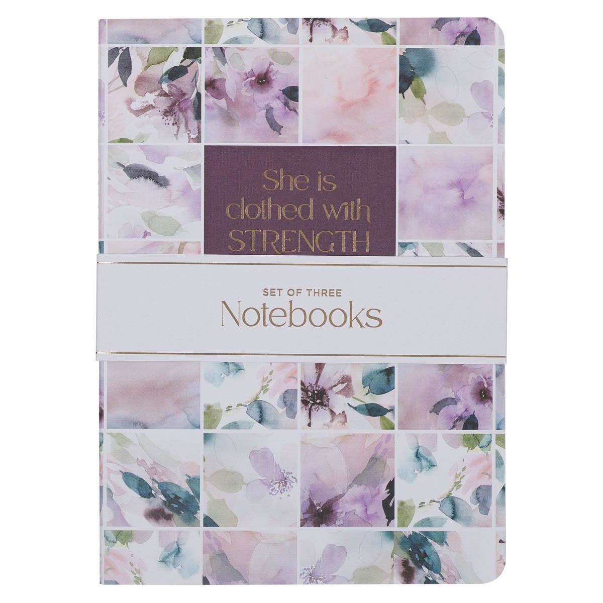 Strength and Dignity Proverbs 31:25 Christian notebook set for women